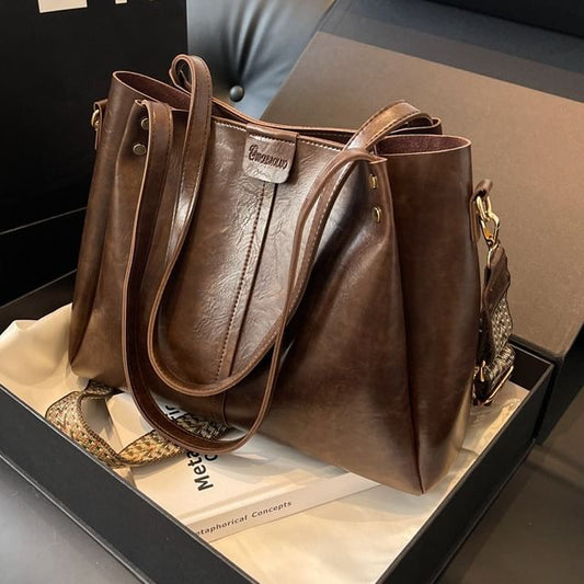 Tote Bag Leather Faux