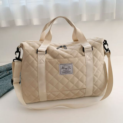 Quilted Carryall Applique Bag