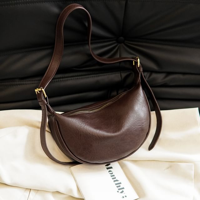 Crossbody Leather Bag Faux
