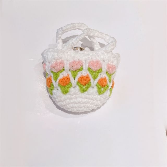 Floral Knit AirPods / Pro Earphone Case Skin