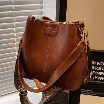 Bucket Bag Faux Leather