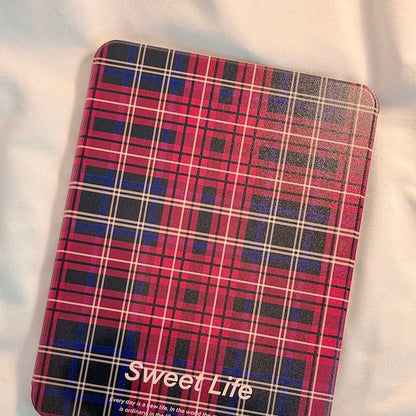Plaid iPad Case