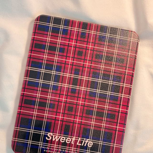 Plaid iPad Case