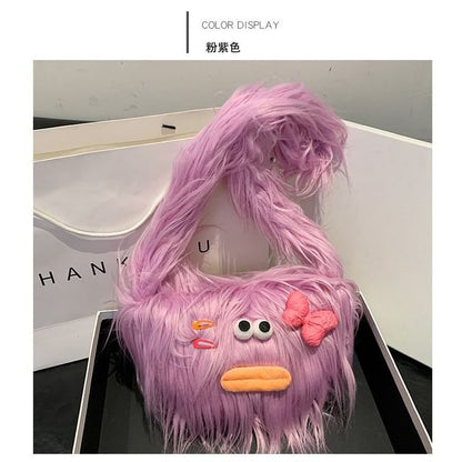 Cartoon Fluffy Crossbody Bag