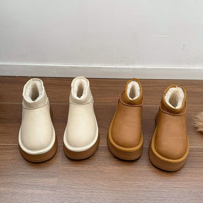 Ankle Snow Platform Boots