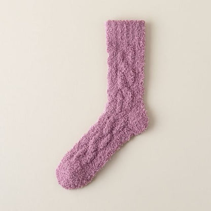 Plain Fleece Socks