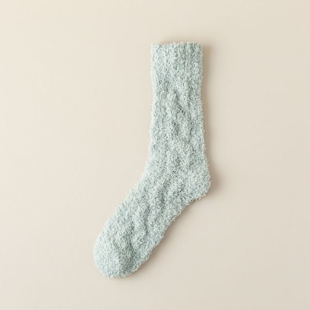 Plain Fleece Socks