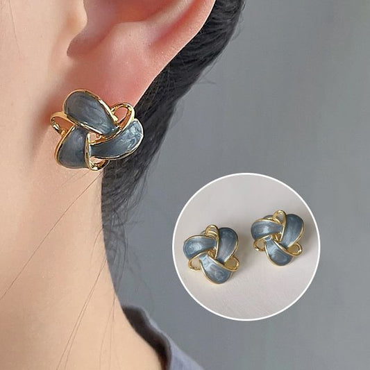Floral Alloy Ear Cuff Glaze