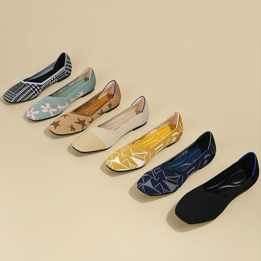 Pointed Flats Woven