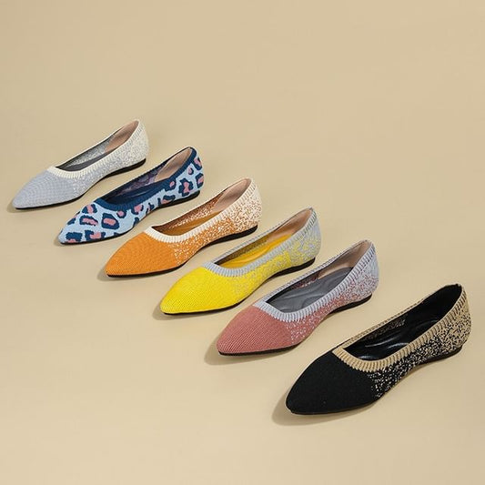 Pointed Woven Flats