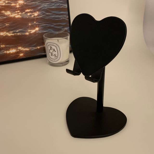 Heart Plastic Desktop Phone Stand