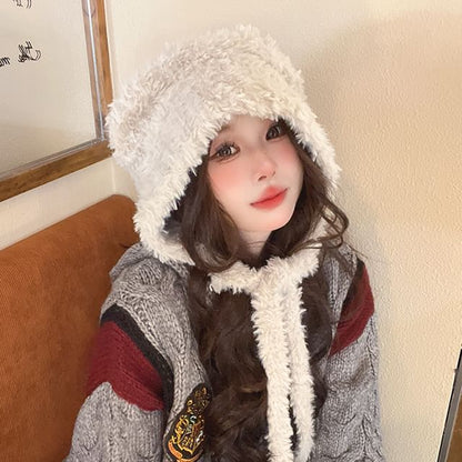 Bear Hat Ear Earflap Fluffy