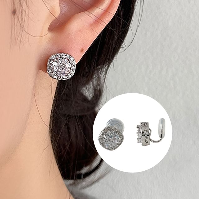 Ear Rhinestone Alloy Cuff