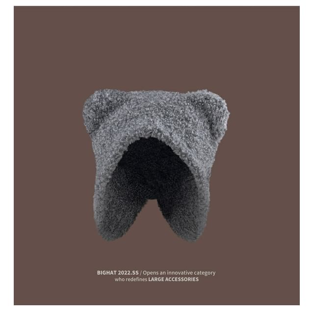 Bonnet Hat Fleece Ear Bear