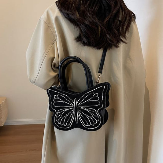 Studded Bag Butterfly Crossbody