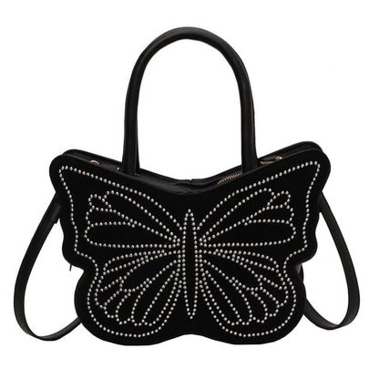 Studded Bag Butterfly Crossbody