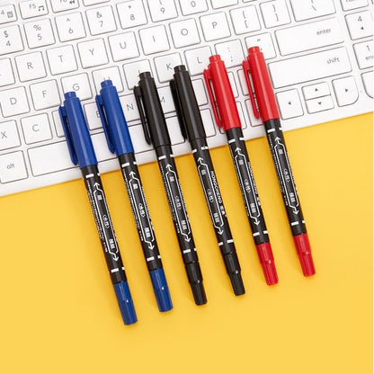 Dual Head Fine Point Marker Pen / Set