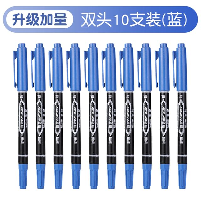 Dual Head Fine Point Marker Pen / Set