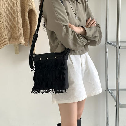 Fringed Crossbody Bag