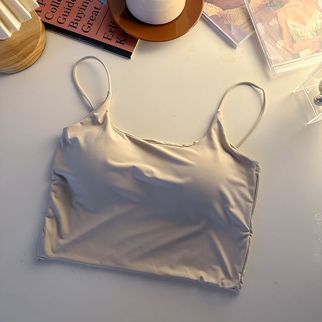 Plain Crop Bra Top