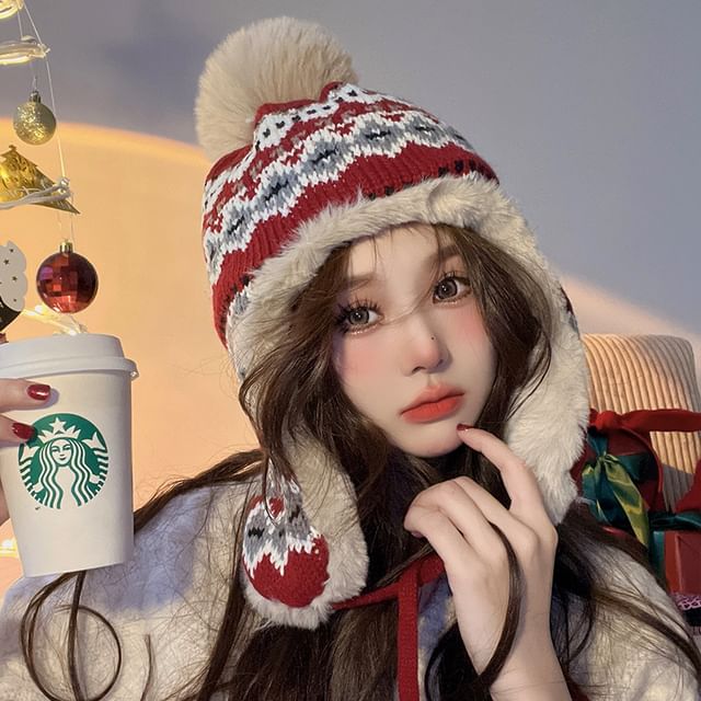 Patterned Hat Trapper