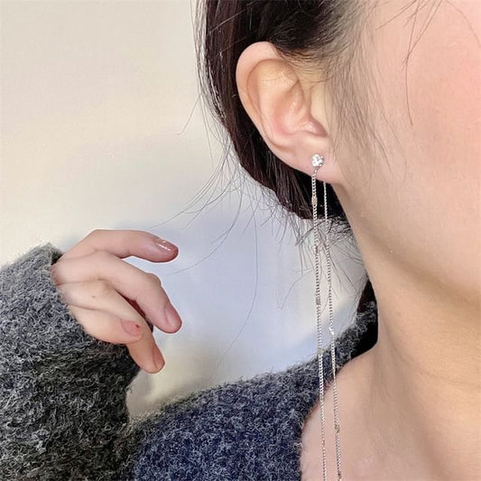 Threader Earring Rhinestone