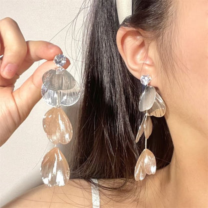 Earring Metallic Drop
