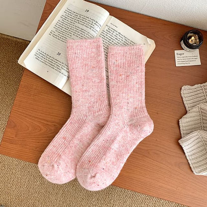 Dotted Ribbed Socks / Set