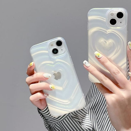 Heart Holographic Phone Case