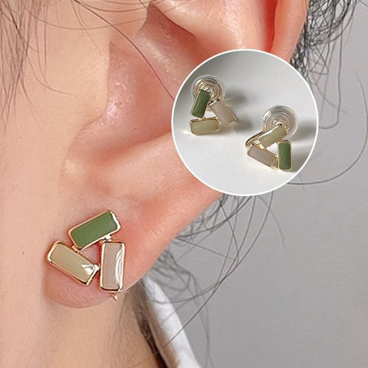 Glaze Geometric Earring Clip-On
