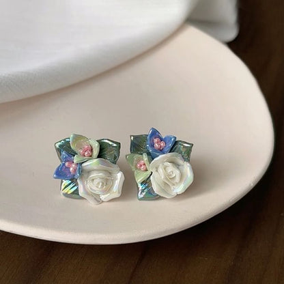 Earring Clip-On Floral