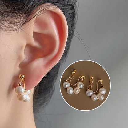 Clip-On Earring Pearl Faux