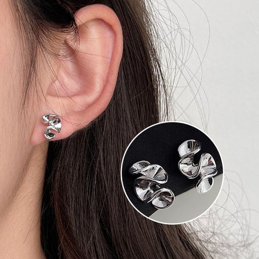 Clip-On Earring Ruffle