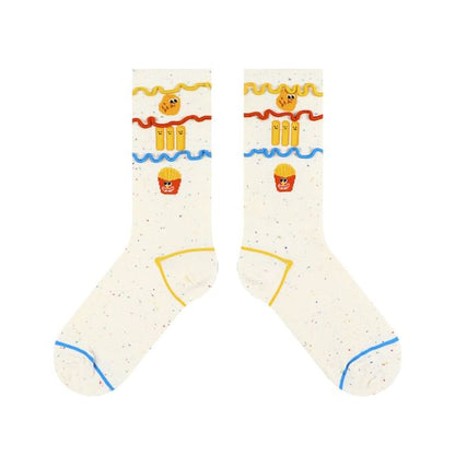 Food Print Socks / Set