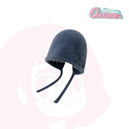 Knit Hat Plain Cloche