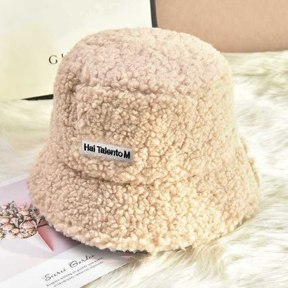 Fleece Hat Lettering Bucket