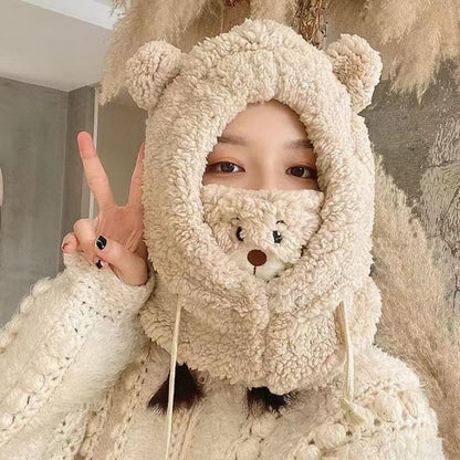 Trapper Bear Fleece Hat