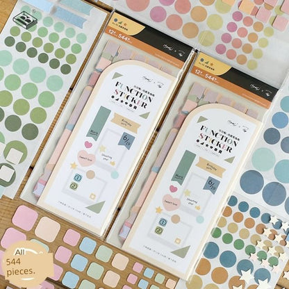 Metallic Index Tab Sticky Notes