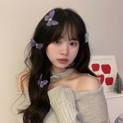 Butterfly Hair Plastic Clip