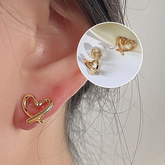 Alloy Ear Heart Cuff