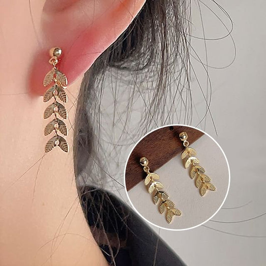 Dangle Leaf Alloy Earring