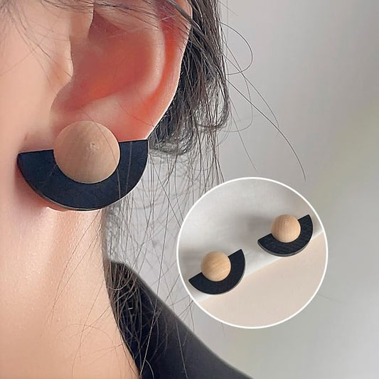 Cuff Ear Geometric Wooden