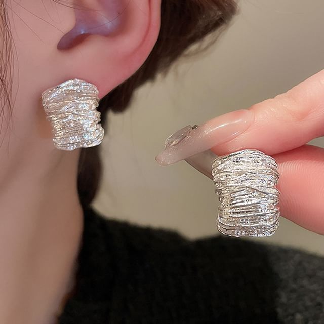 Designs) Tone Earring (Various Silver