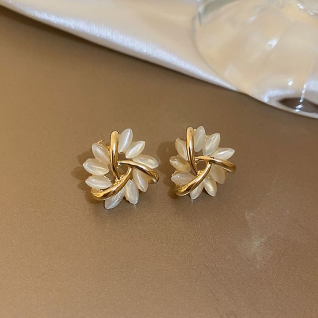 Earring Faux / Gemstone Stud Drop