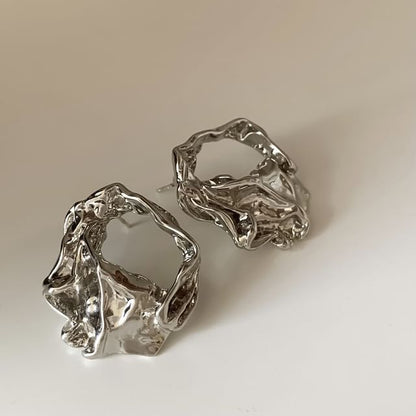 Designs) Tone Earring (Various Silver