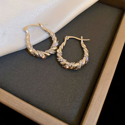 Designs) Tone Earring (Various Silver