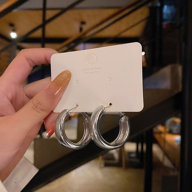 Designs) Tone Earring (Various Silver