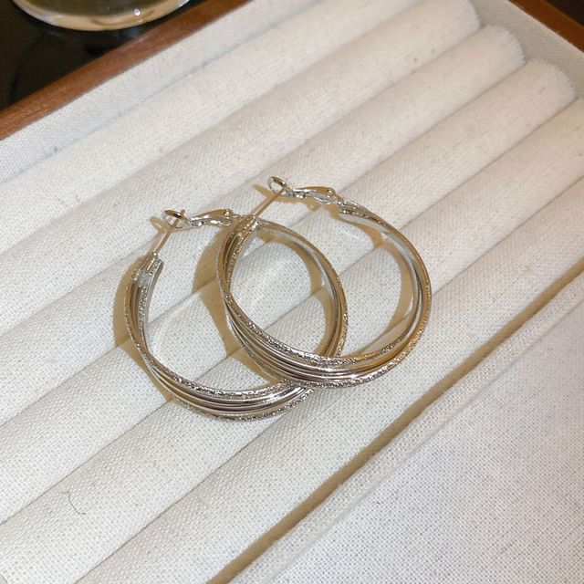 Tone Silver Earring (Various Designs)