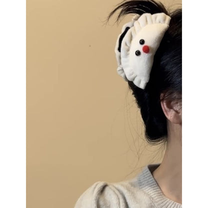 Dumpling Fabric Hair Clamp / Hair Clip (Various Designs)