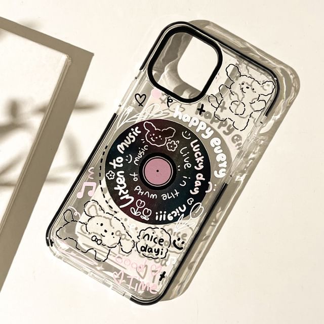 Record Animal Phone Case Vinyl